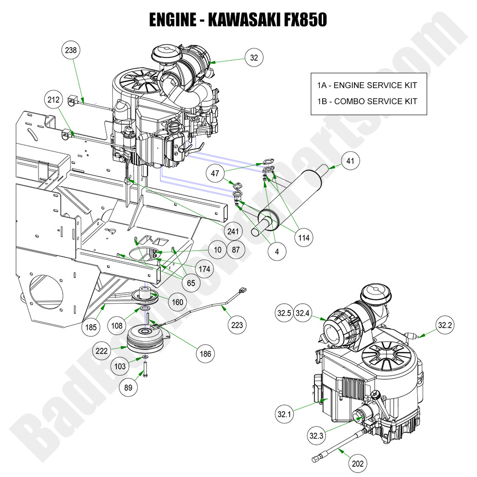 2023 Rebel Engine - 852cc Kawasaki FX850